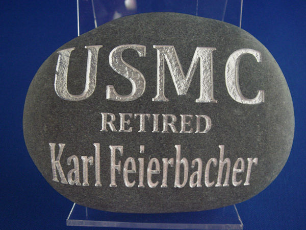 Black USMC Stone
